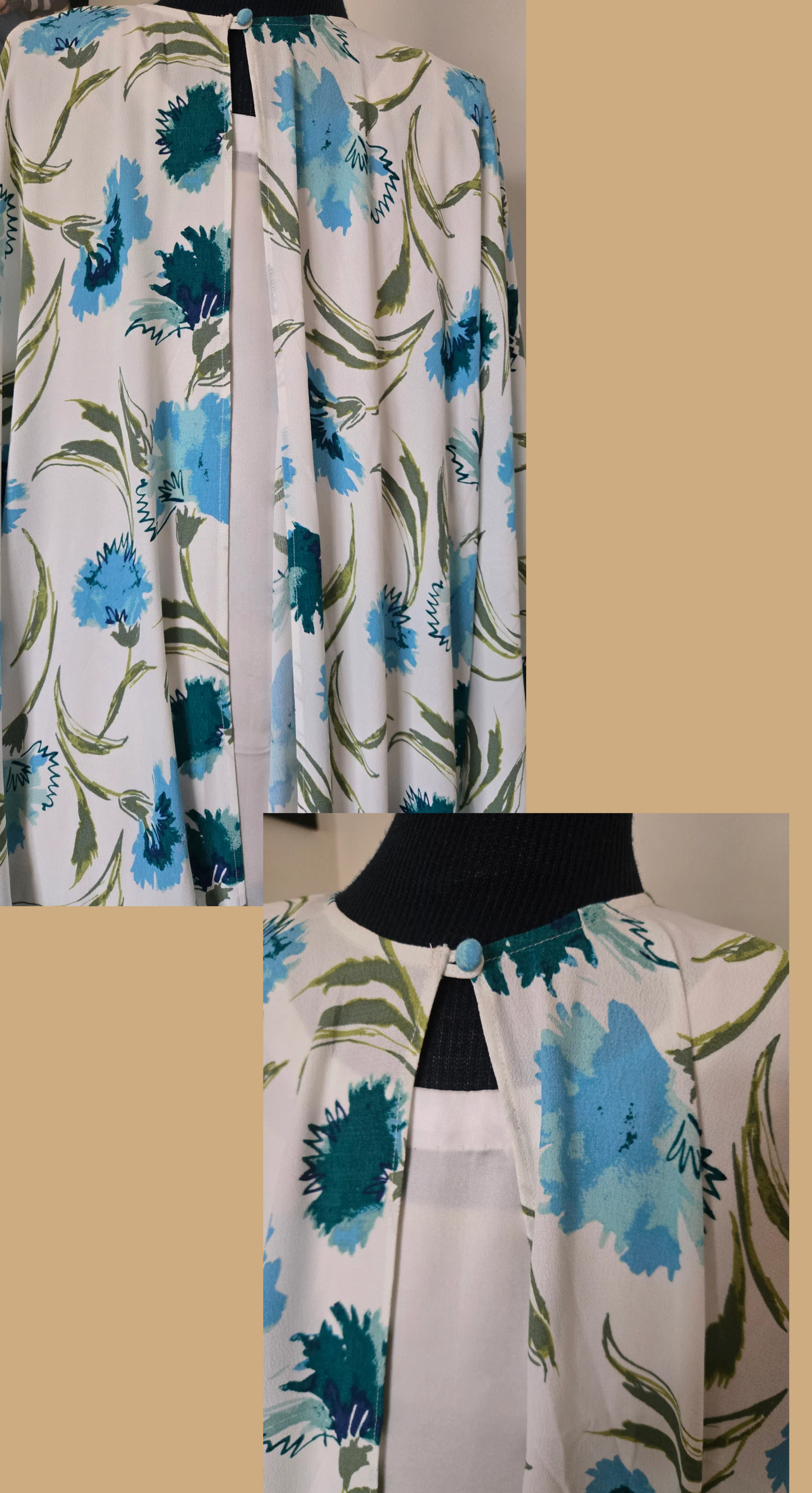 White Orchid Cape and Co-ord set