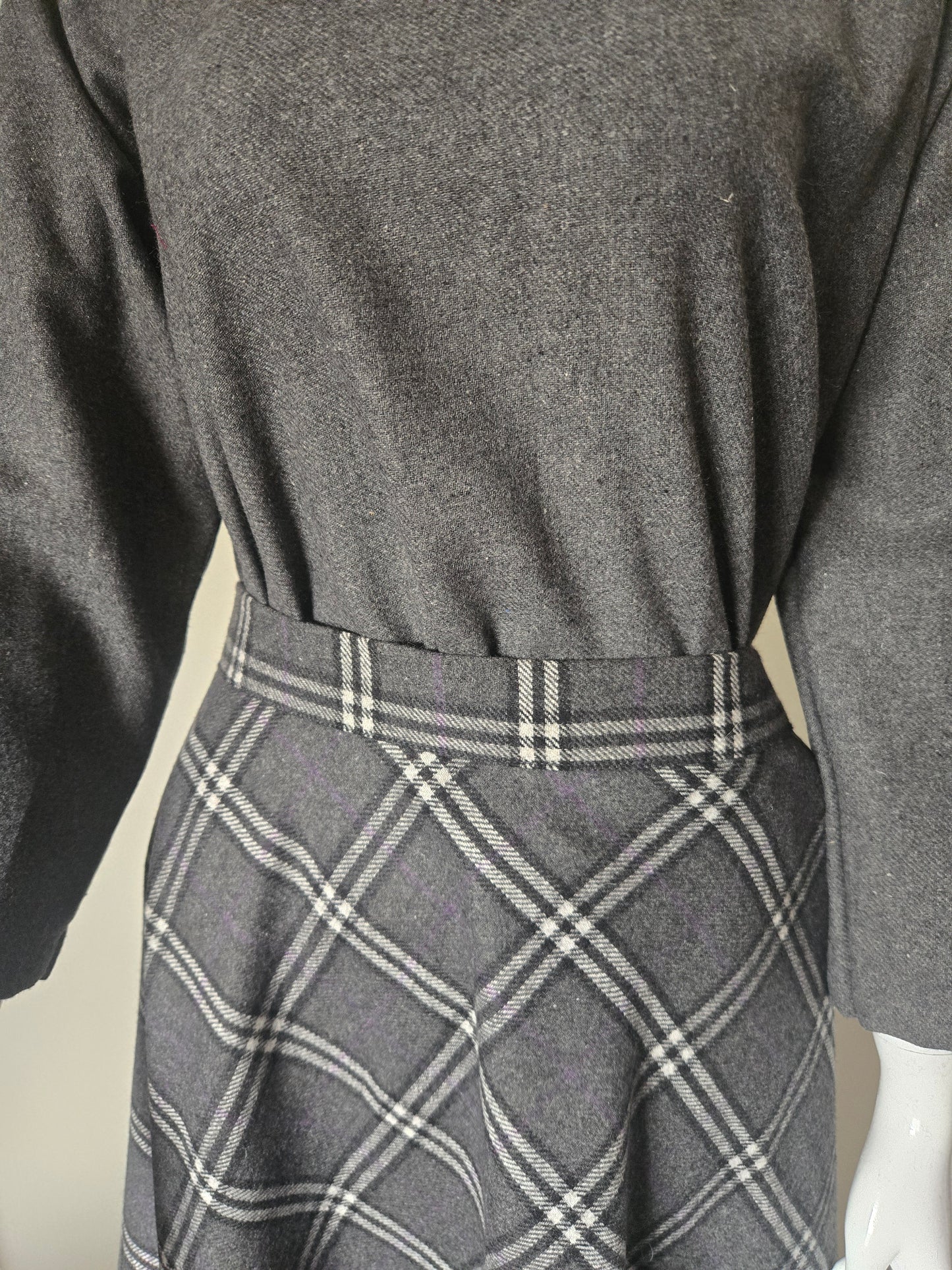 Frosted Check Elegance