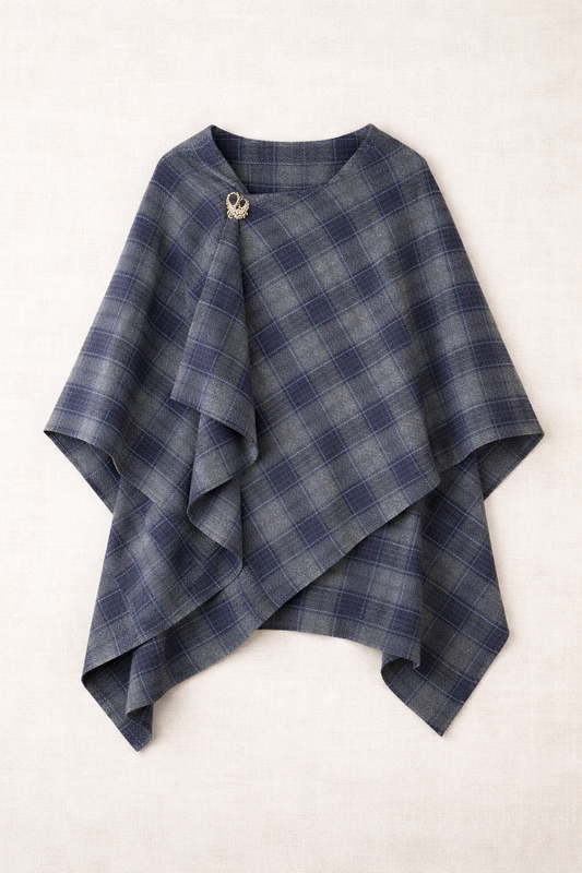 Slate Grace Cape Shirt