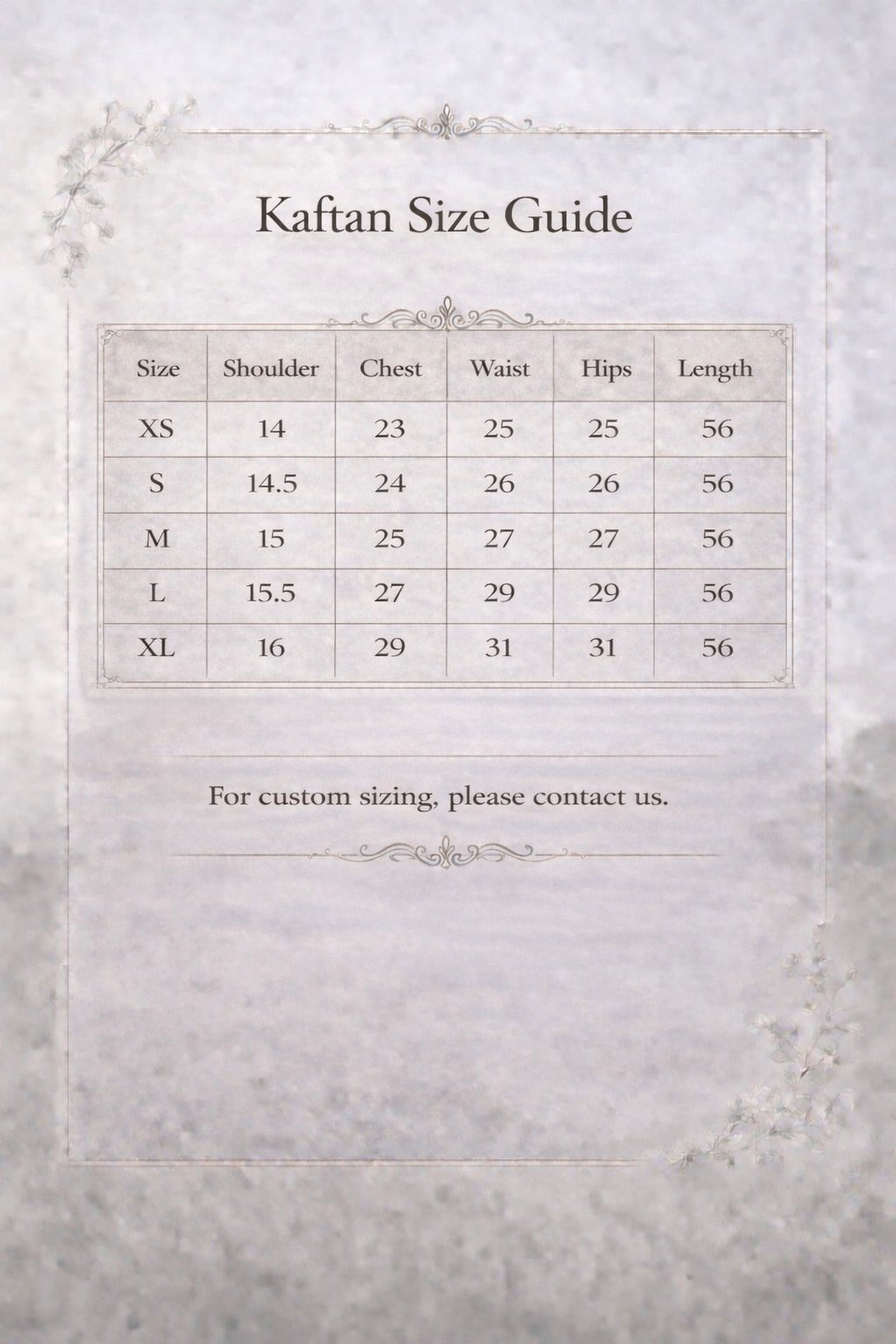 Saffron Chikankari Kaftan Dress