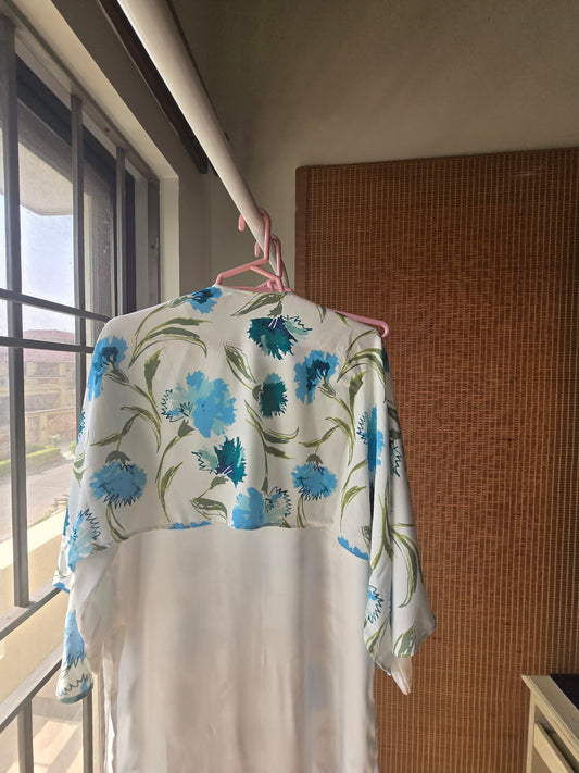 White Orchid Cape and Co-ord set