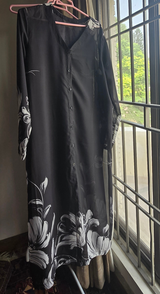 Monochromatic Muse Shrug