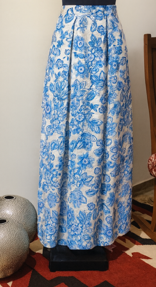 Blue Petal Symphony skirt