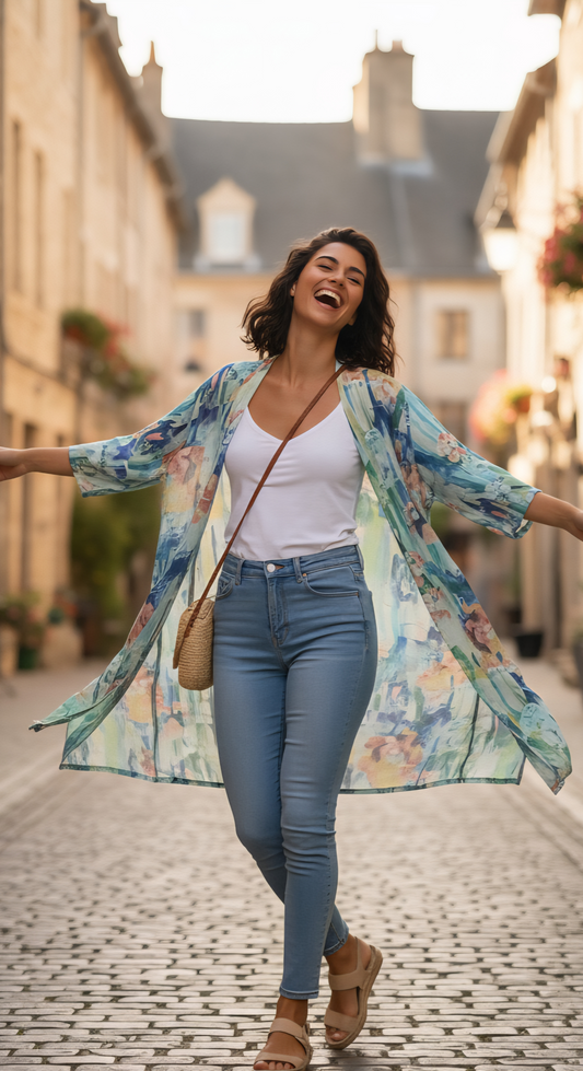 Artisan Floral Shrug