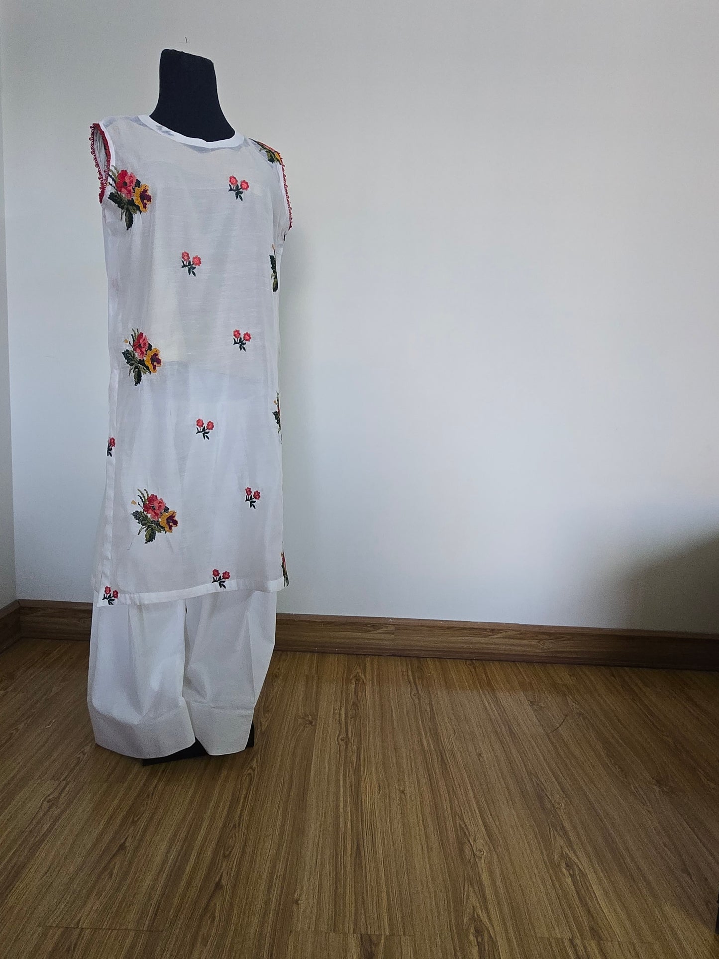 Gulnaz White CO-Ord Set