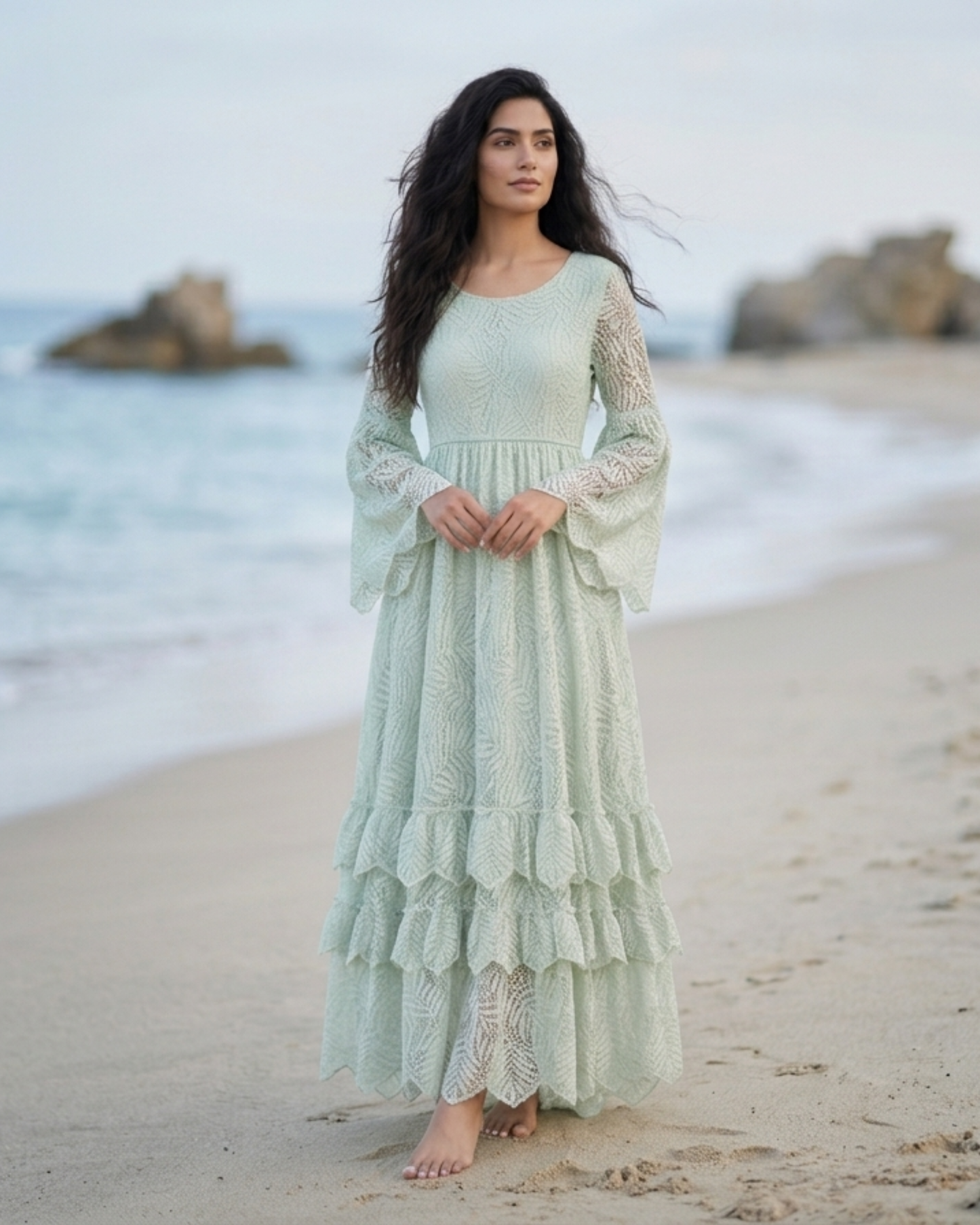 Mint Lace Maxi