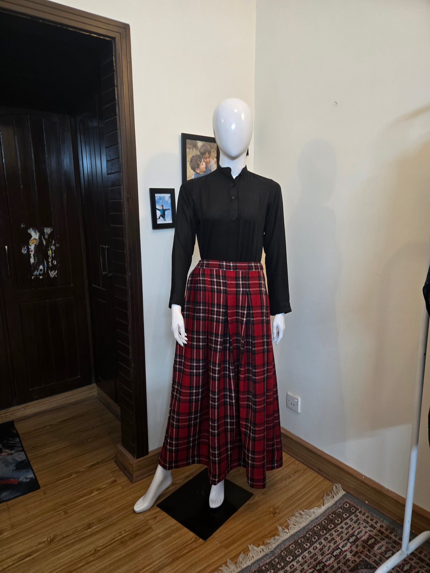 Crimson Tartan Grace Ensemble