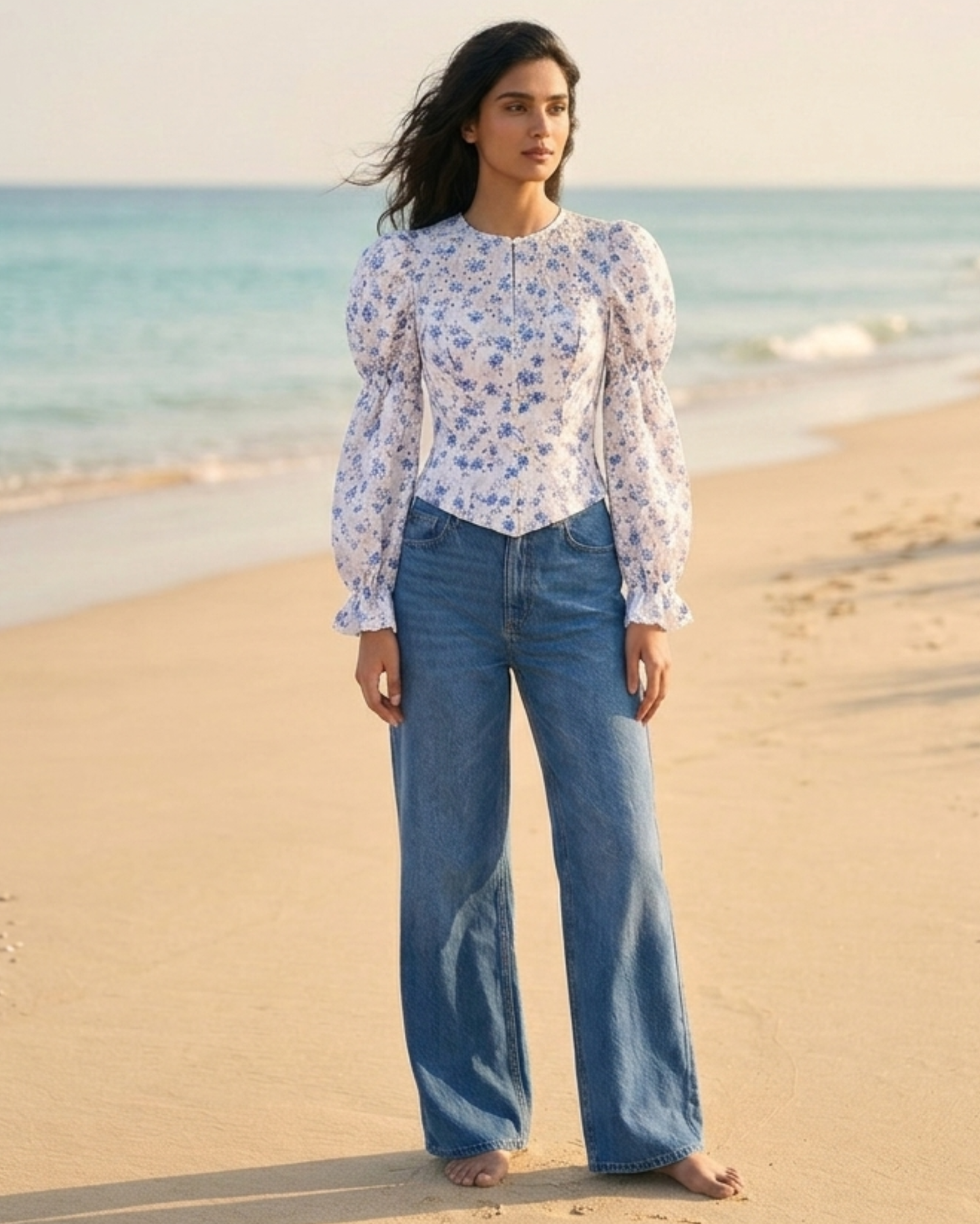 Bloom Chikankari Top
