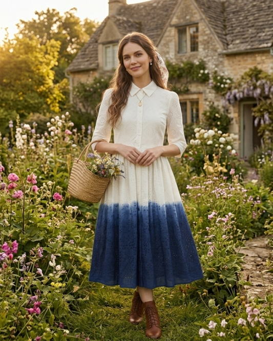 Soft Cotton Garden Midi