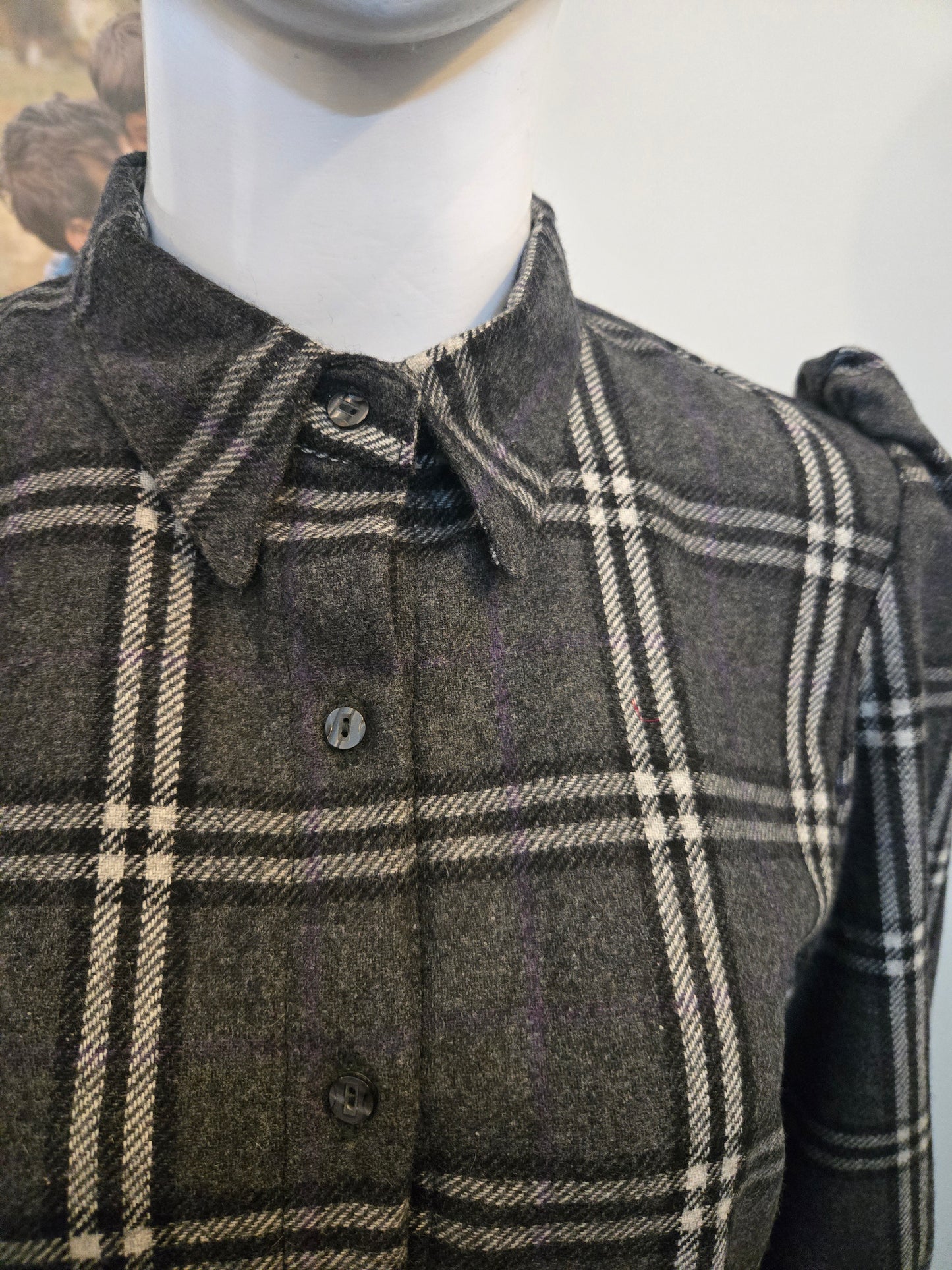 Grey Willow Plaid Dress