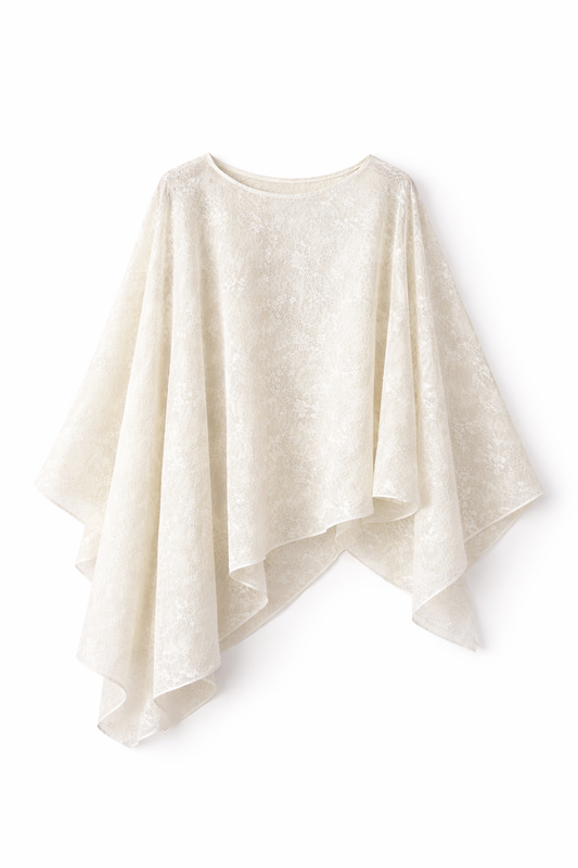Ivory Chikankari Drift