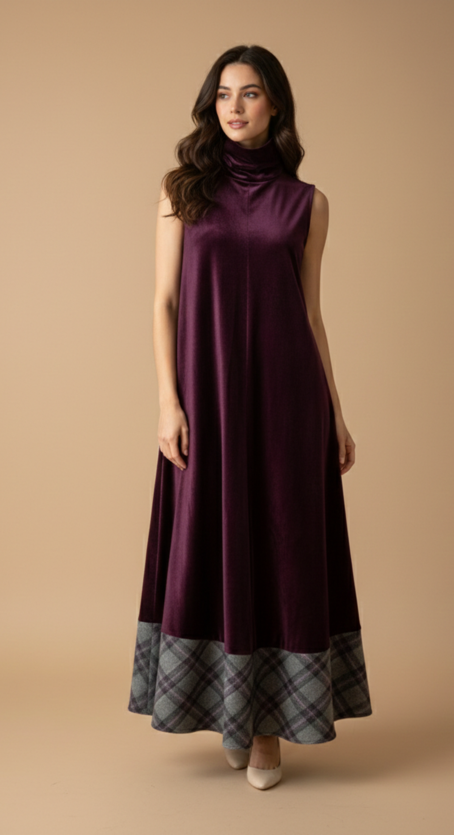 Plum Whisper Maxi Dress