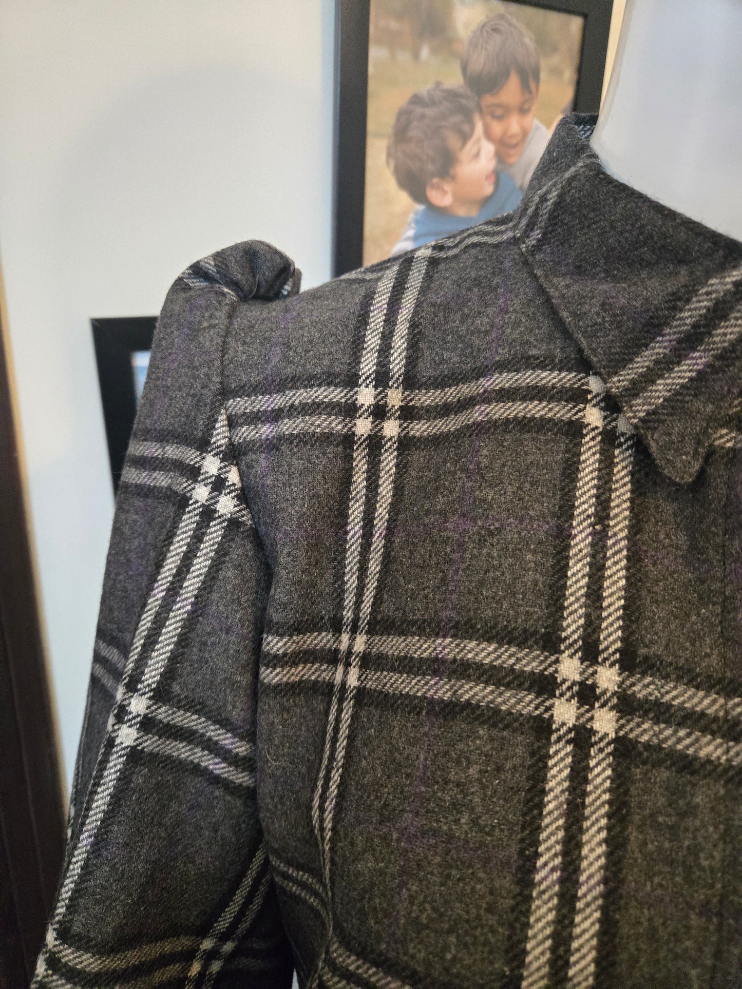 Grey Willow Plaid Dress