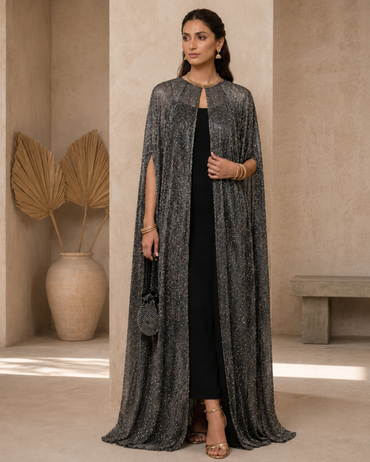 Midnight Moonlight Cape Set