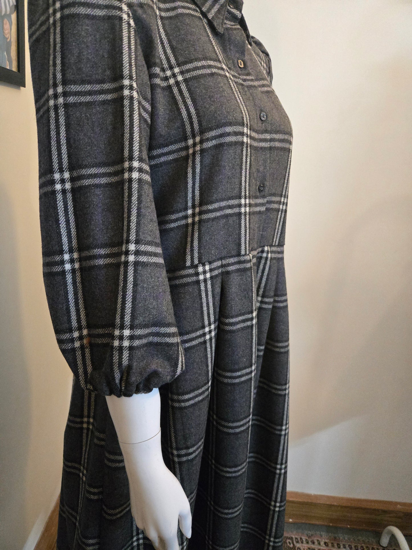 Grey Willow Plaid Dress
