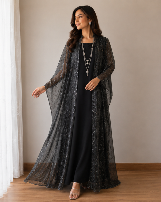 Midnight Moonlight Cape Set