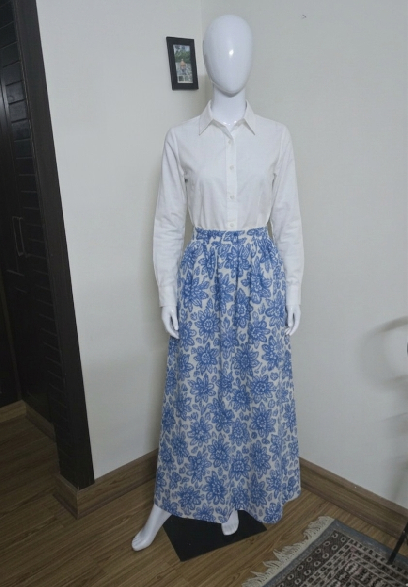 Blue Willow Skirt Set