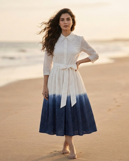 Soft Cotton Garden Midi