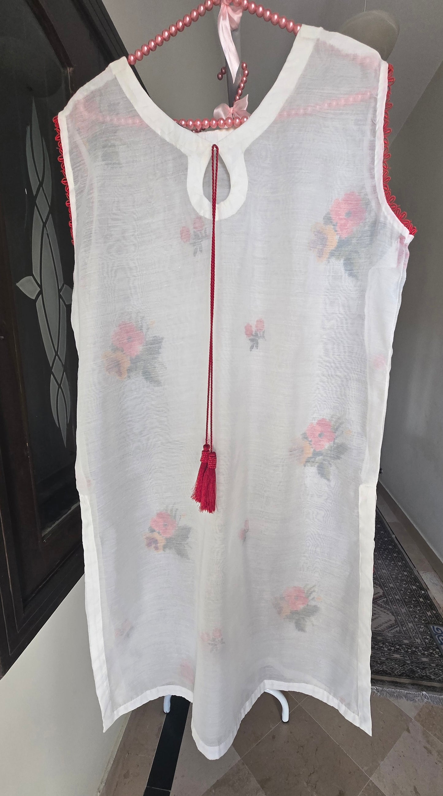 Gulnaz White CO-Ord Set