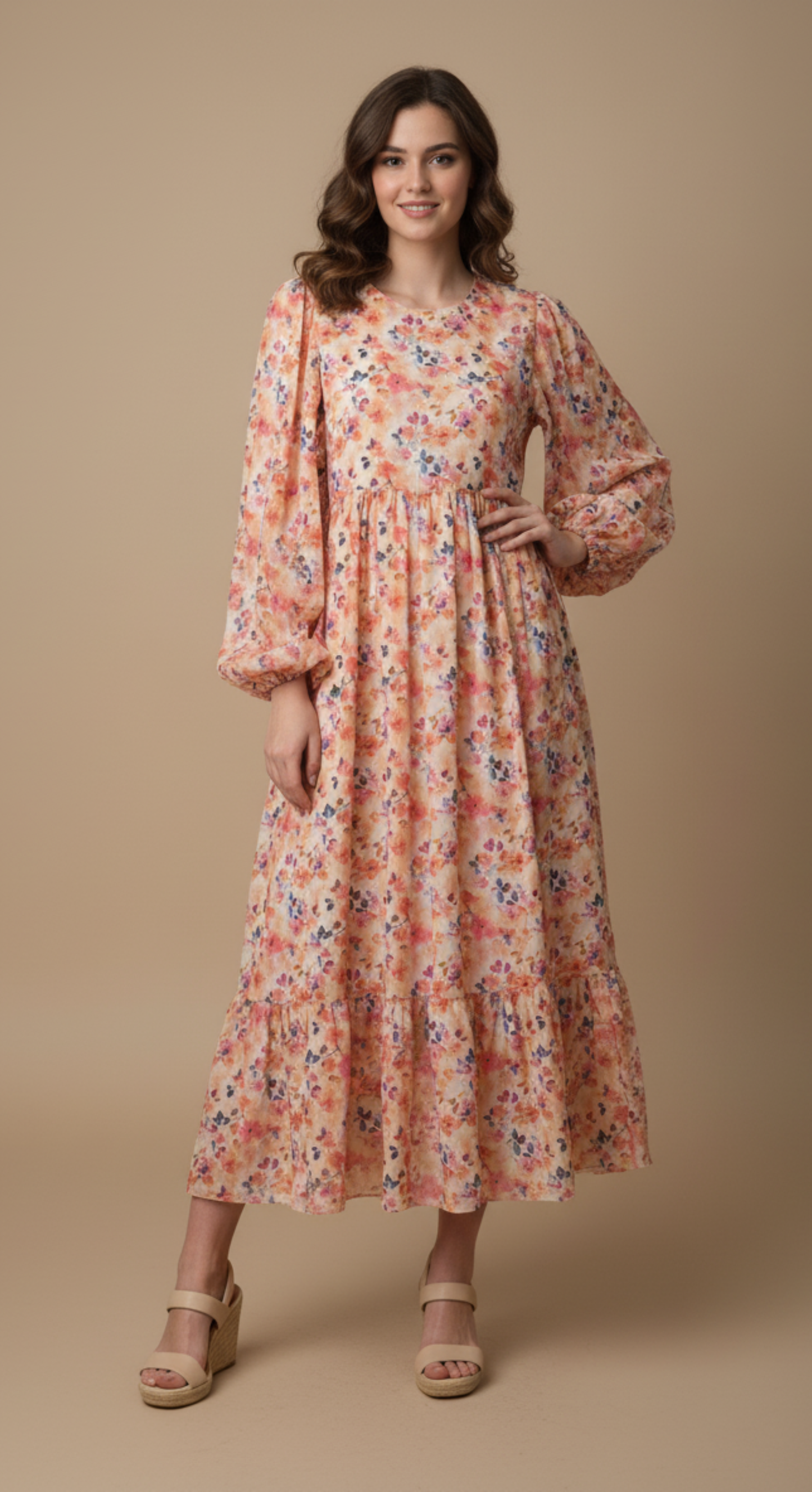 Sunlit Blossom Maxi