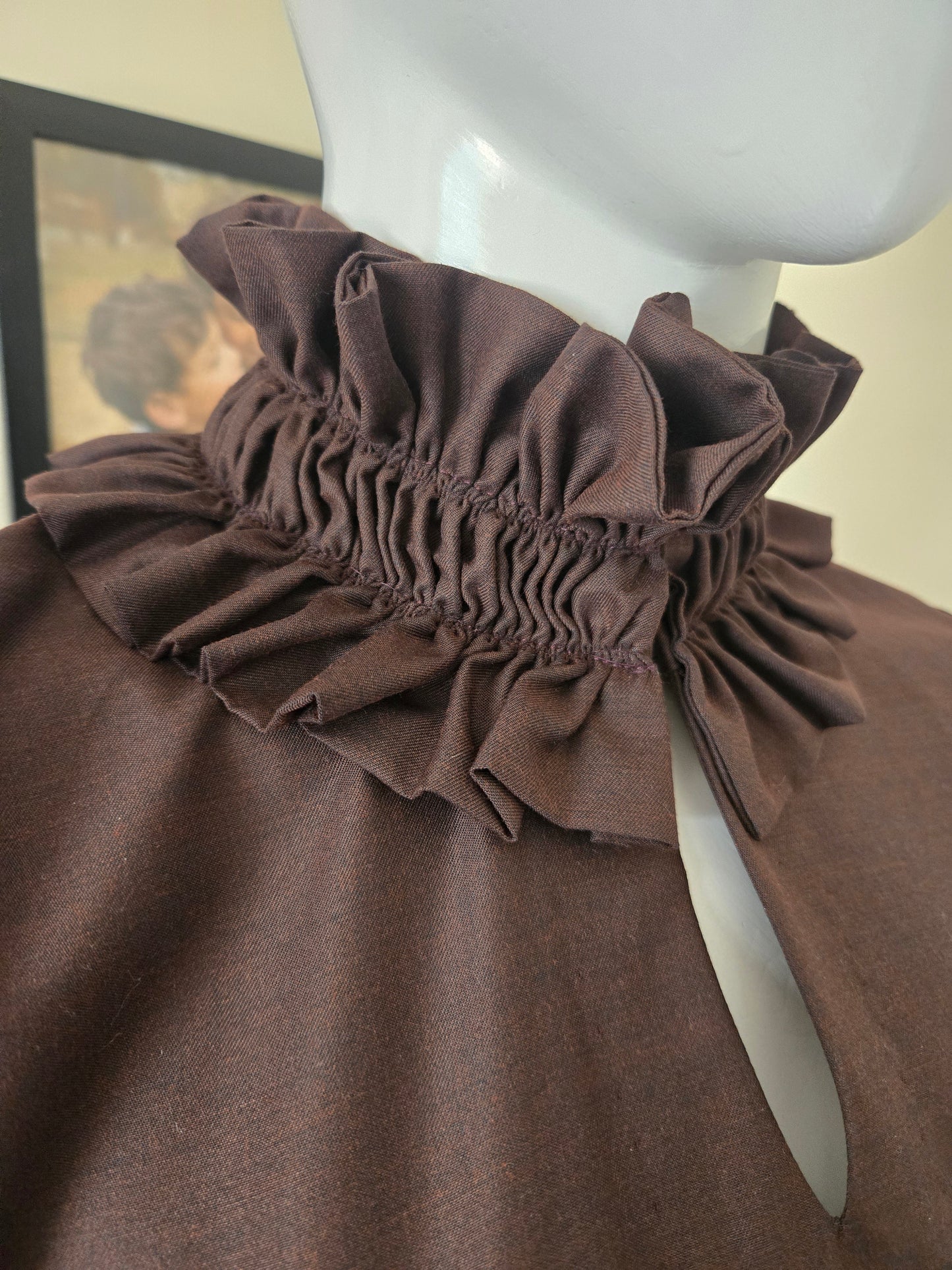 Mocha Plaid Skirt set