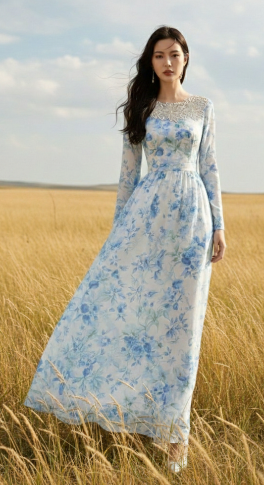 Serene Petal Dress